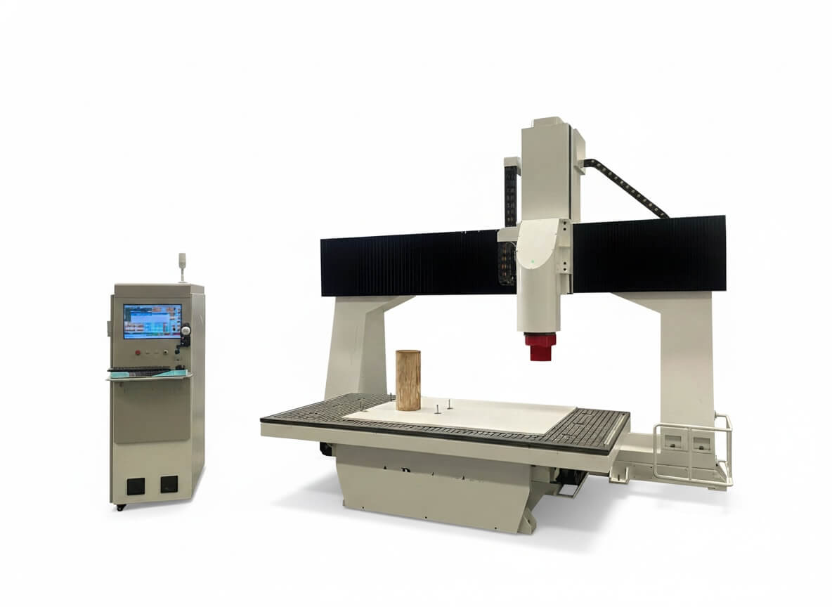 5 Axis CNC Router with Automatic Tool Change System